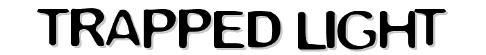 Trapped Light font